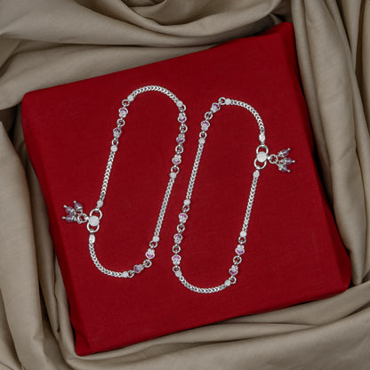 Pankhudi Lightweight Daily Wear Payal for Girls (Anklet)