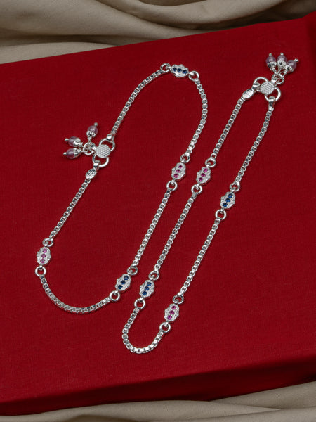 Pankhudi Lightweight Daily Wear Payal for Girls (Anklet)