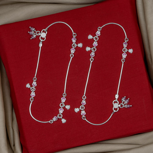 Pankhudi Lightweight Daily Wear Payal for Girls (Anklet)