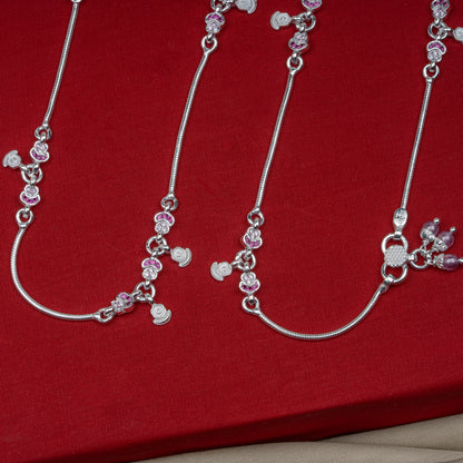 Pankhudi Lightweight Daily Wear Payal for Girls (Anklet)