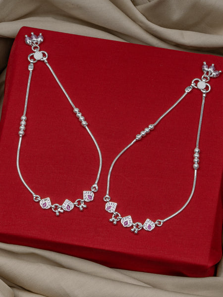 Pankhudi Lightweight Daily Wear Payal for Girls (Anklet)