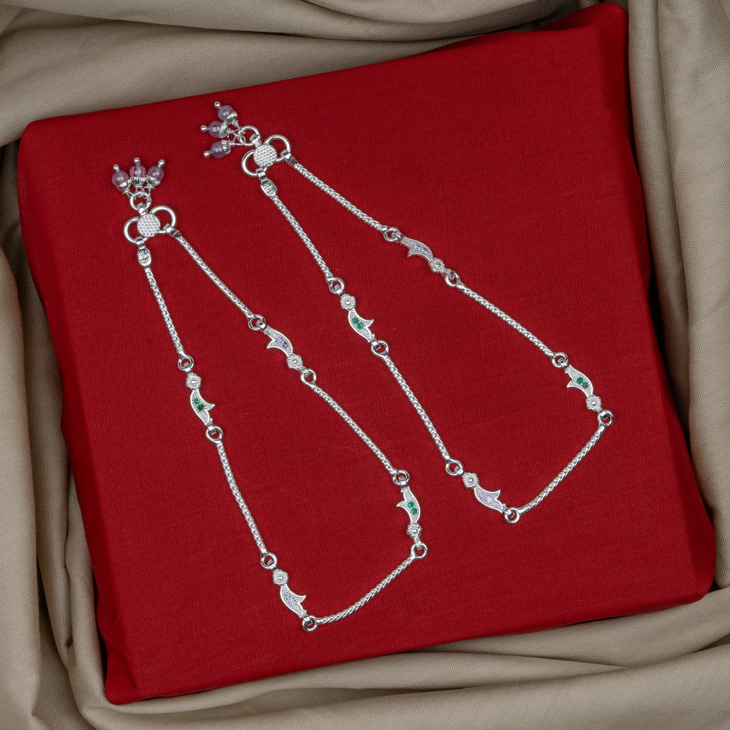 Pankhudi Lightweight Daily Wear Payal for Girls (Anklet)