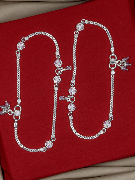 Pankhudi Lightweight Daily Wear Payal for Girls (Anklet)