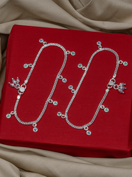 Pankhudi Lightweight Daily Wear Payal for Girls (Anklet)