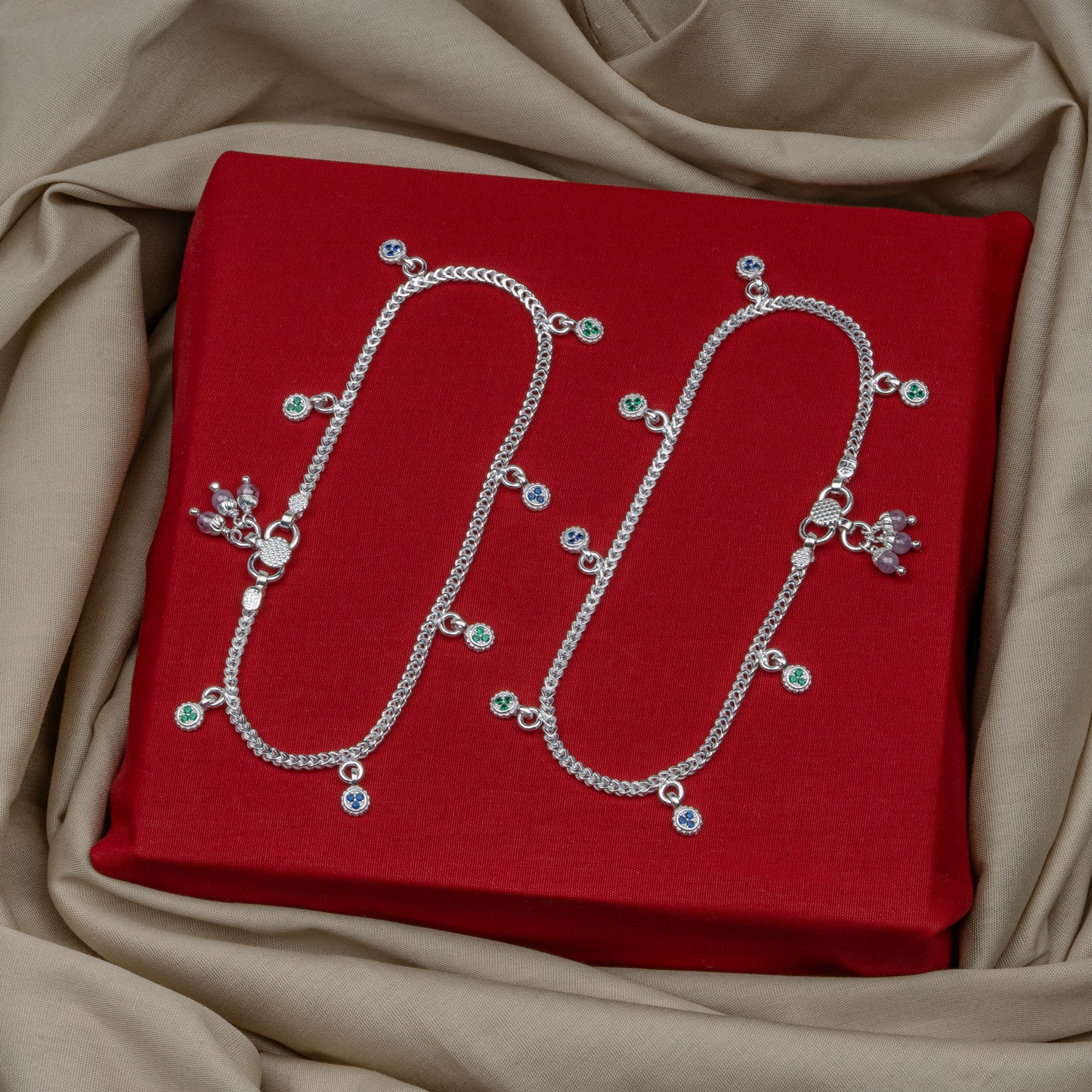Pankhudi Lightweight Daily Wear Payal for Girls (Anklet)