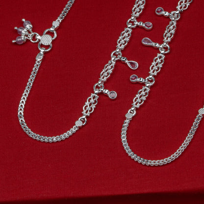 Pankhudi Lightweight Daily Wear Payal for Girls (Anklet)
