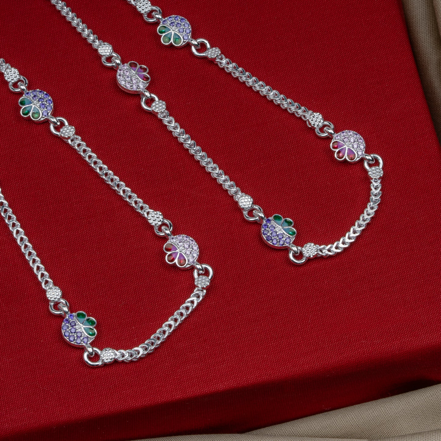 Pankhudi Lightweight Daily Wear Payal for Girls (Anklet)