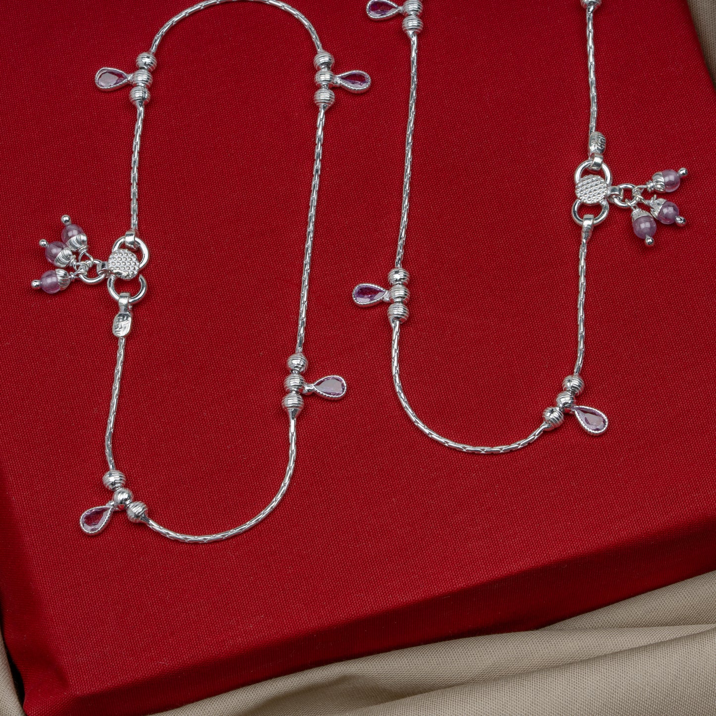 Pankhudi Lightweight Daily Wear Payal for Girls (Anklet)