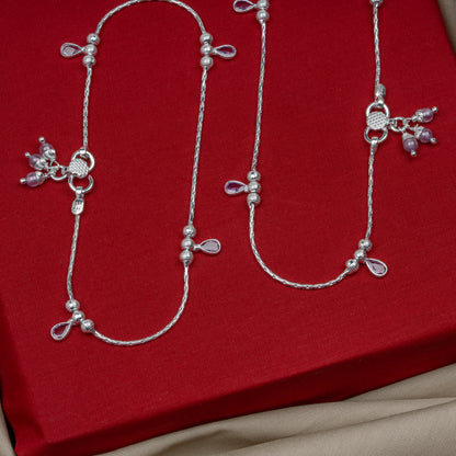 Pankhudi Lightweight Daily Wear Payal for Girls (Anklet)