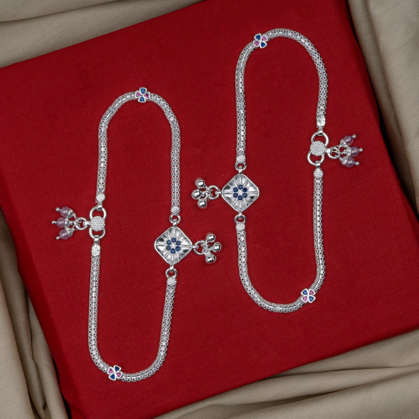 Pankhudi Lightweight Daily Wear Payal for Girls (Anklet)