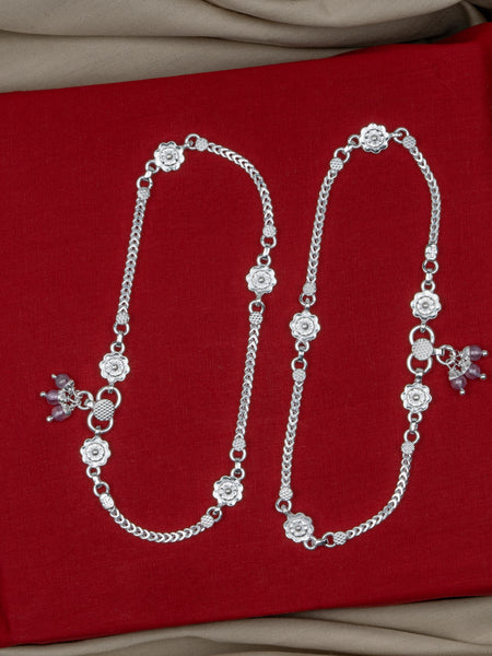 Pankhudi Lightweight Daily Wear Payal for Girls (Anklet)