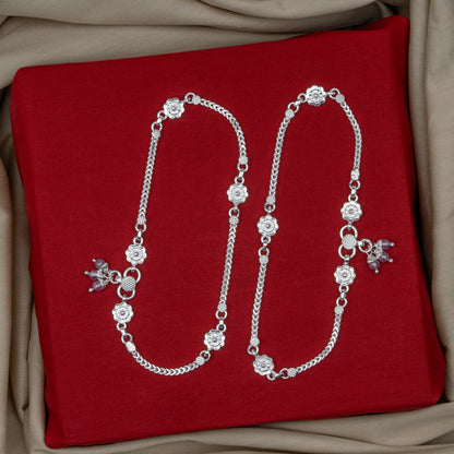 Pankhudi Lightweight Daily Wear Payal for Girls (Anklet)