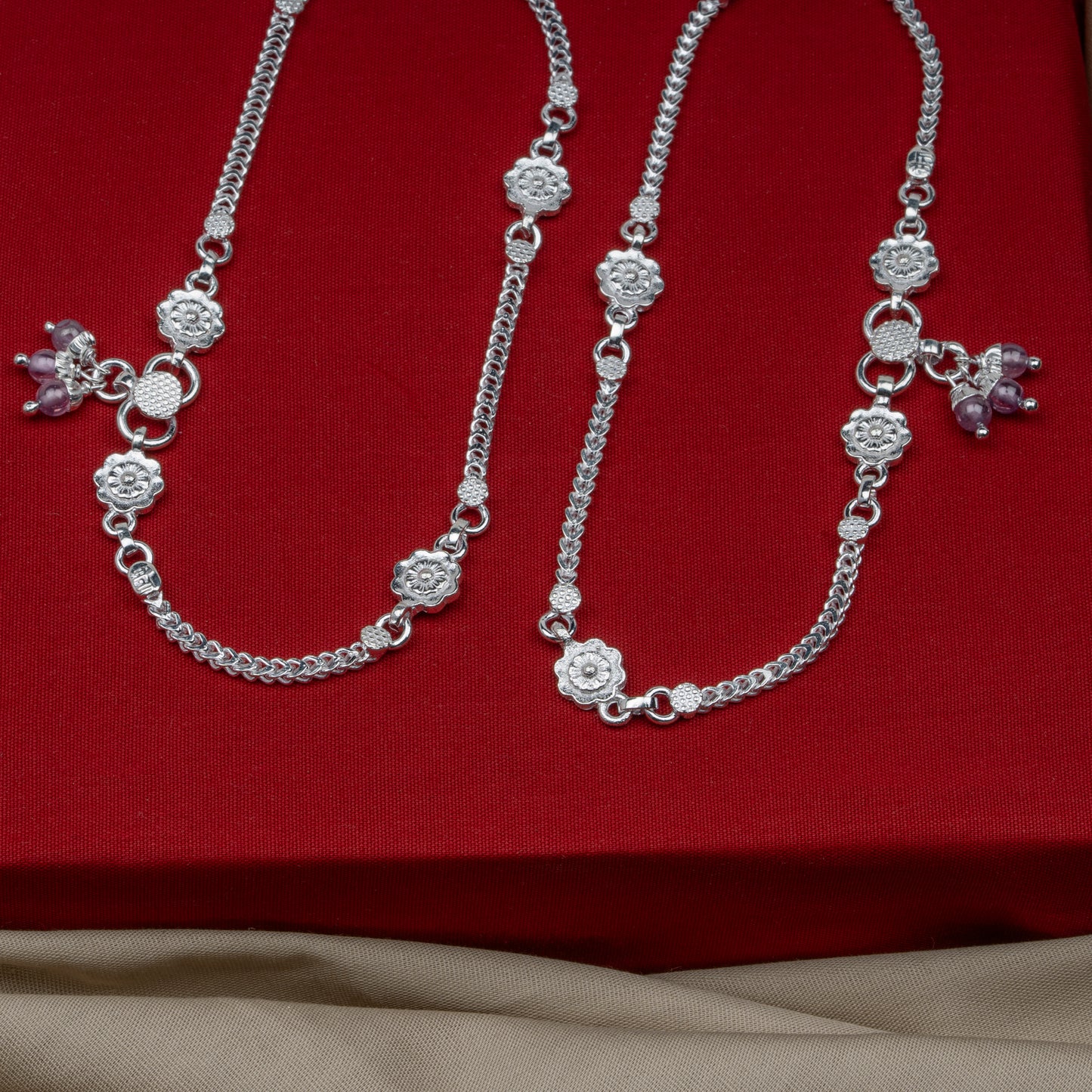 Pankhudi Lightweight Daily Wear Payal for Girls (Anklet)