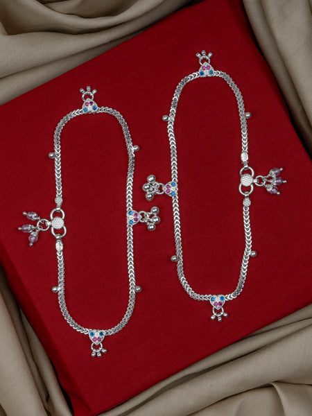 Pankhudi Lightweight Daily Wear Payal for Girls (Anklet)