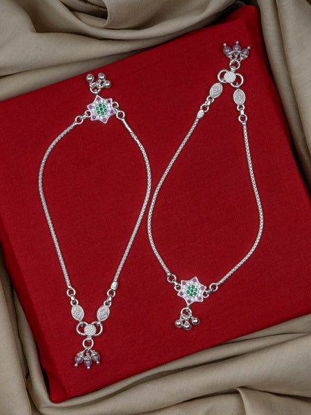 Pankhudi Lightweight Daily Wear Payal for Girls (Anklet)