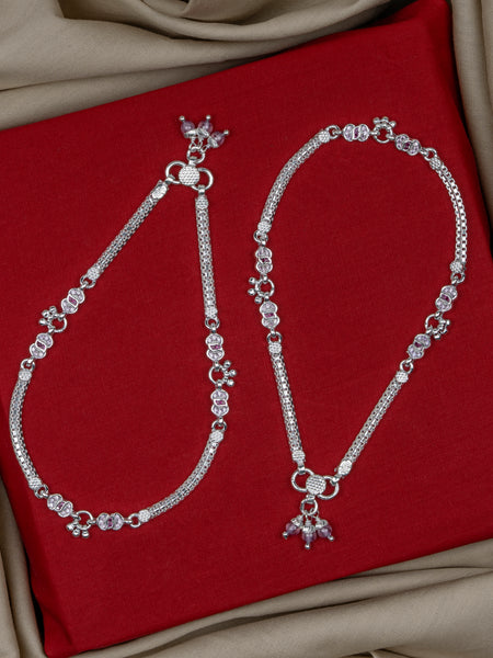 Pankhudi Lightweight Daily Wear Payal for Girls (Anklet)