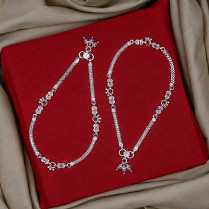 Pankhudi Lightweight Daily Wear Payal for Girls (Anklet)