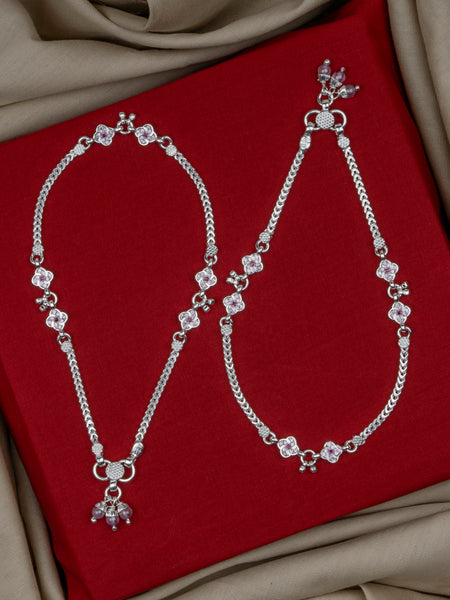 Pankhudi Lightweight Daily Wear Payal for Girls (Anklet)