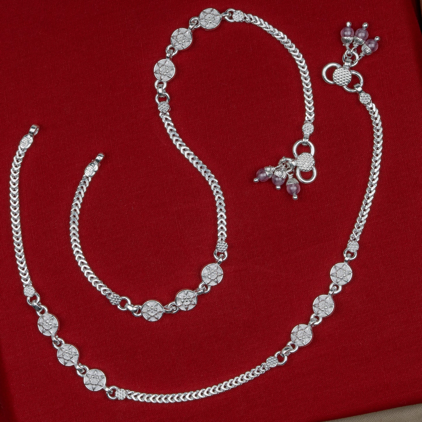 Pankhudi Lightweight Daily Wear Payal for Girls (Anklet)