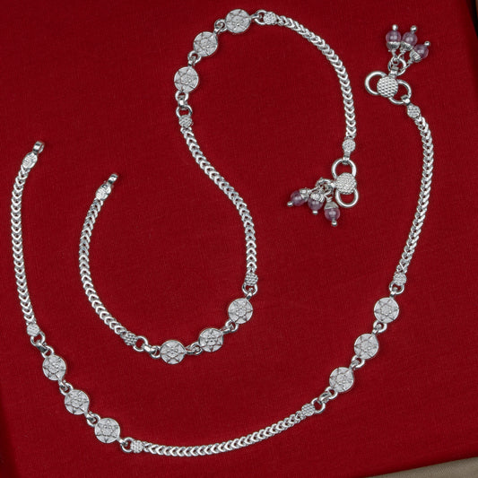Pankhudi Lightweight Daily Wear Payal for Girls (Anklet)