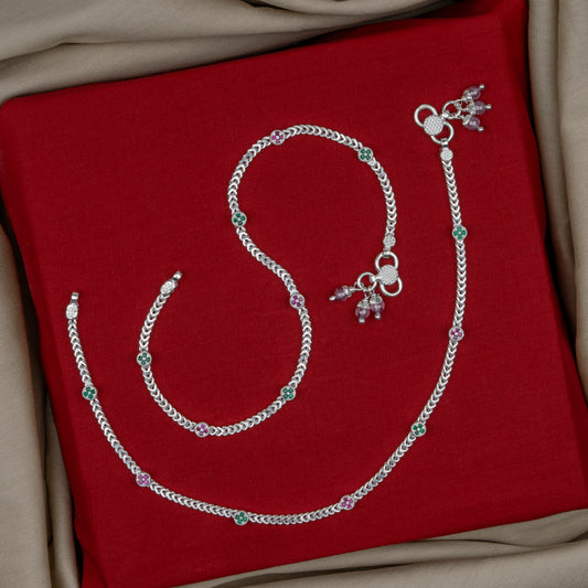 Pankhudi Lightweight Daily Wear Payal for Girls (Anklet)