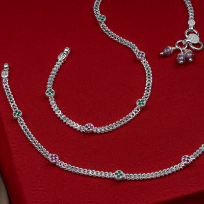 Pankhudi Lightweight Daily Wear Payal for Girls (Anklet)
