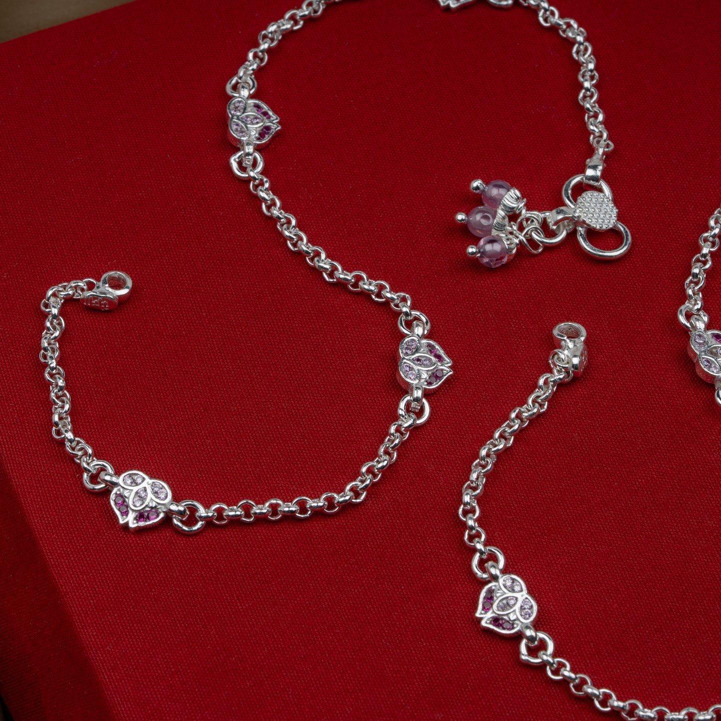 Pankhudi Lightweight Daily Wear Payal for Girls (Anklet)