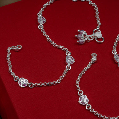 Pankhudi Lightweight Daily Wear Payal for Girls (Anklet)