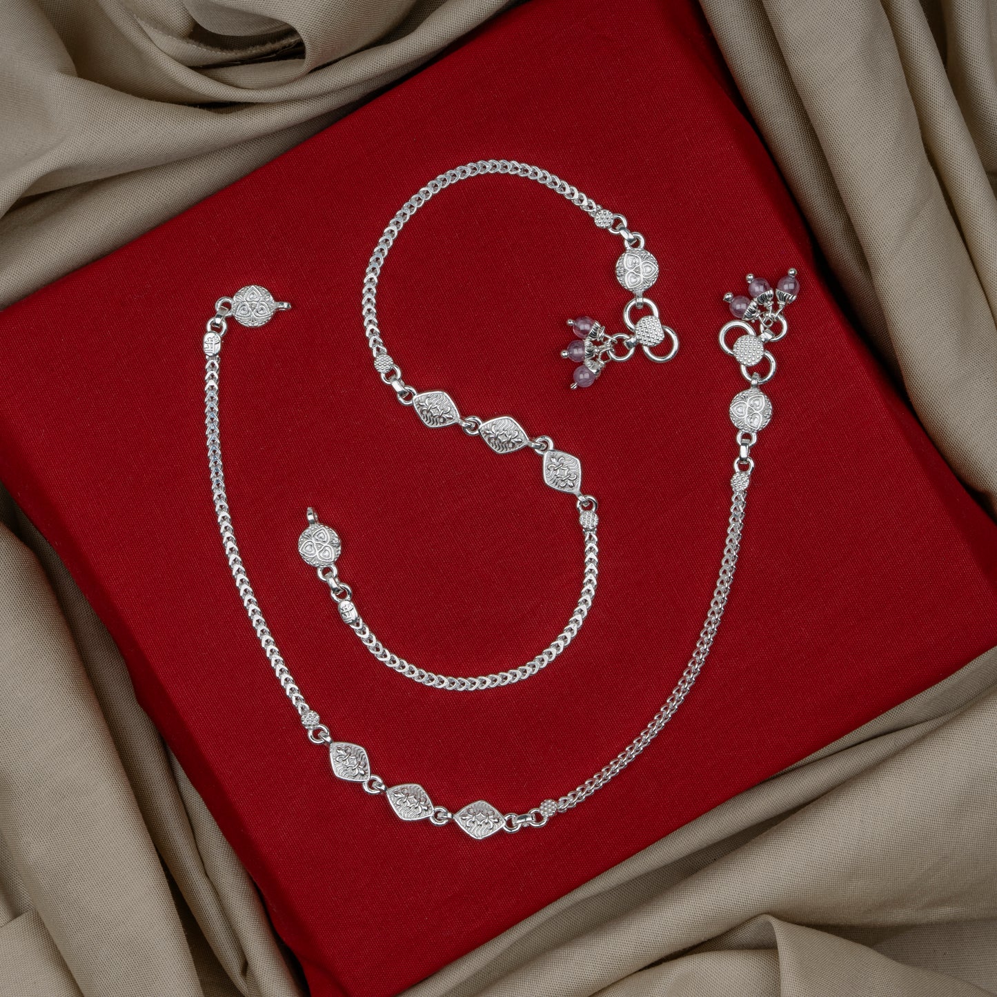 Pankhudi Lightweight Daily Wear Payal for Girls (Anklet)
