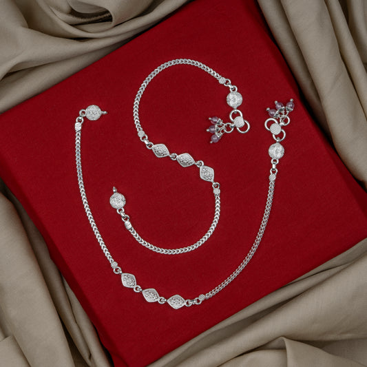 Pankhudi Lightweight Daily Wear Payal for Girls (Anklet)