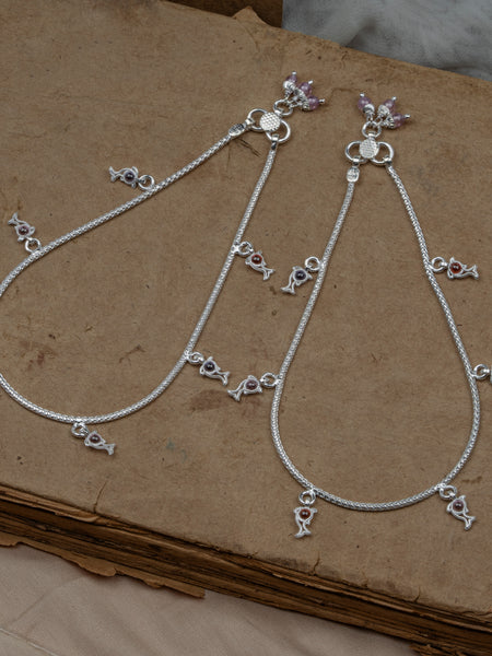 Pankhudi Lightweight Daily Wear Payal for Girls (Anklet)