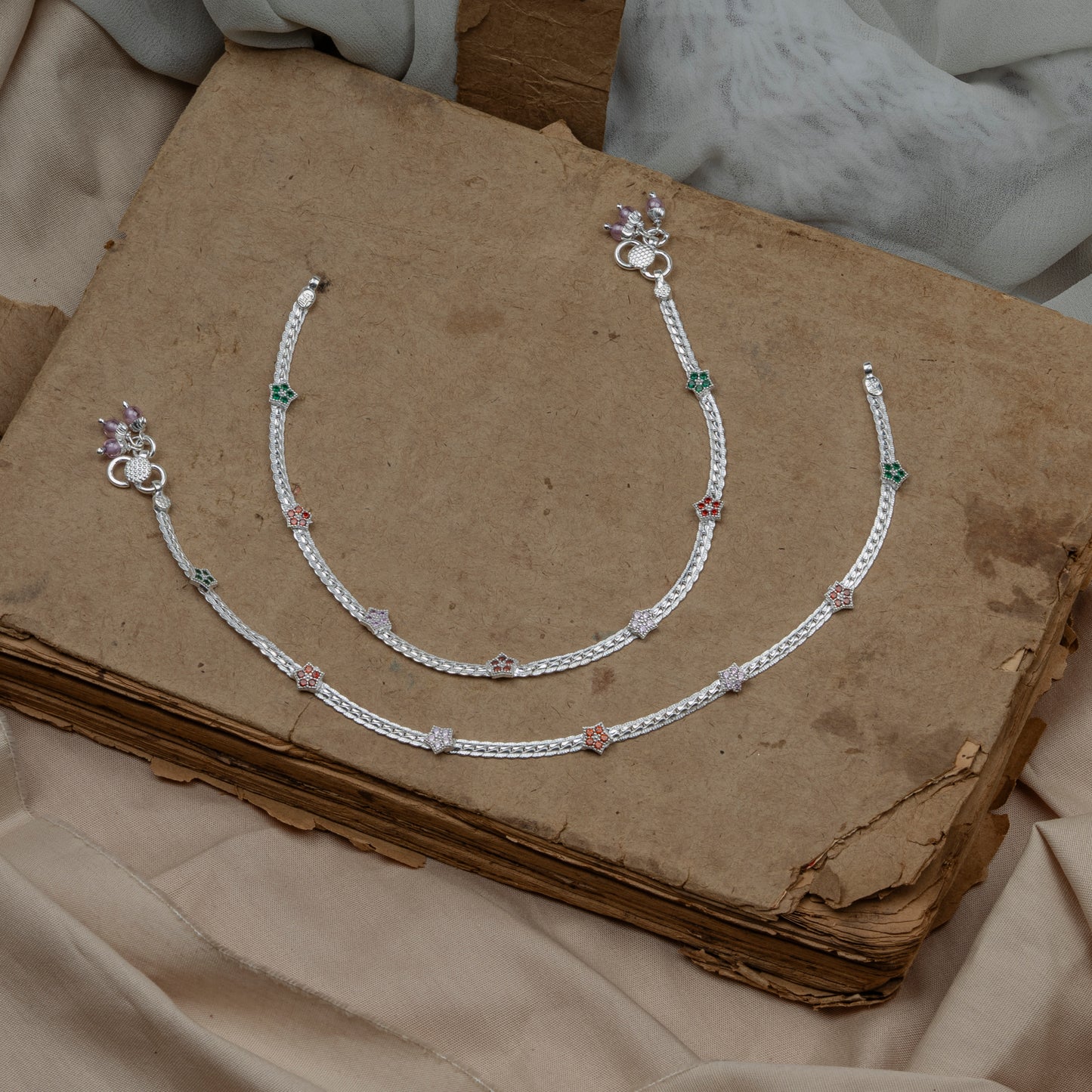 Pankhudi Lightweight Daily Wear Payal for Girls (Anklet)