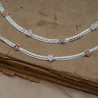 Pankhudi Lightweight Daily Wear Payal for Girls (Anklet)