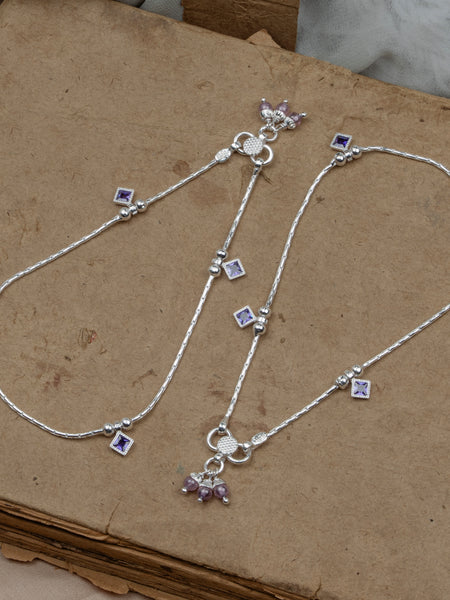 Pankhudi Lightweight Daily Wear Payal for Girls (Anklet)