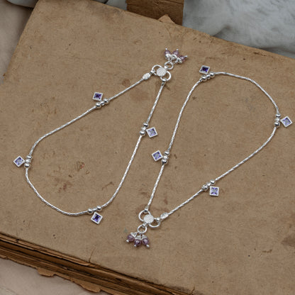Pankhudi Lightweight Daily Wear Payal for Girls (Anklet)