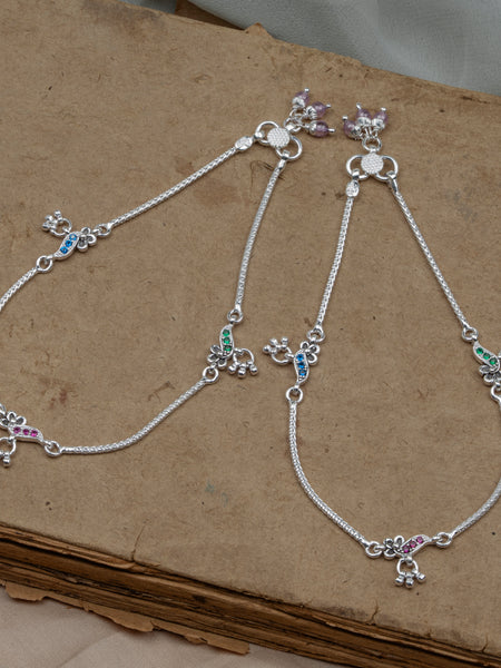 Pankhudi Lightweight Daily Wear Payal for Girls (Anklet)