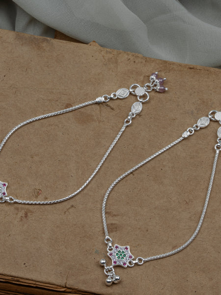 Pankhudi Lightweight Daily Wear Payal for Girls (Anklet)