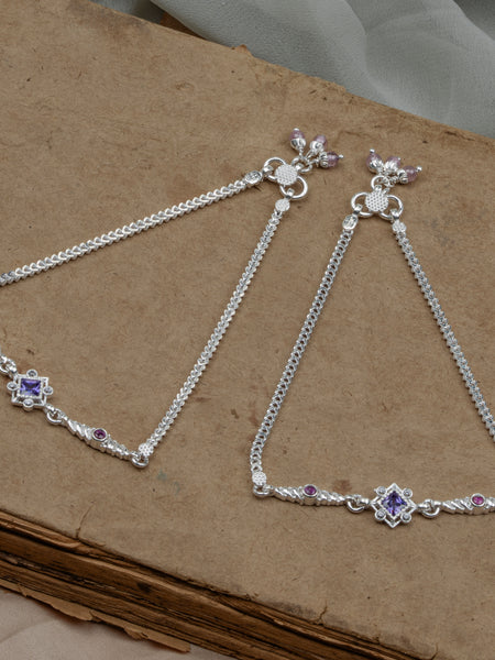 Pankhudi Lightweight Daily Wear Payal for Girls (Anklet)