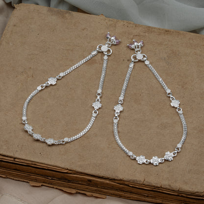 Pankhudi Lightweight Daily Wear Payal for Girls (Anklet)
