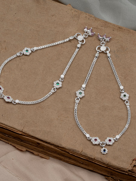 Pankhudi Lightweight Daily Wear Payal for Girls (Anklet)