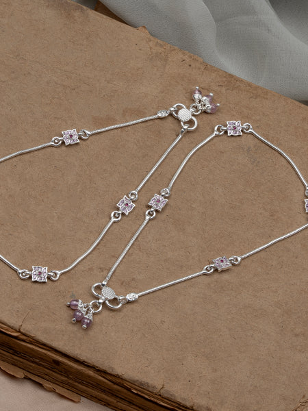 Pankhudi Lightweight Daily Wear Payal for Girls (Anklet)