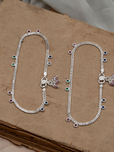 Pankhudi Lightweight Daily Wear Payal for Girls (Anklet)