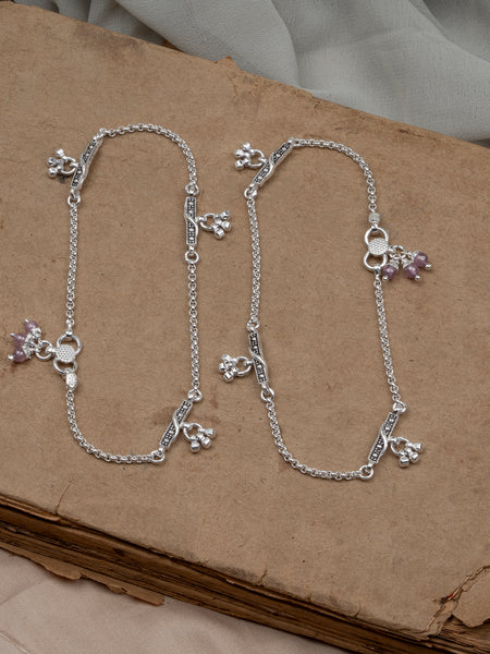 Pankhudi Lightweight Daily Wear Payal for Girls (Anklet)