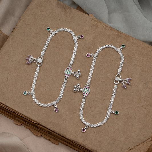 Pankhudi Lightweight Daily Wear Payal for Girls (Anklet)