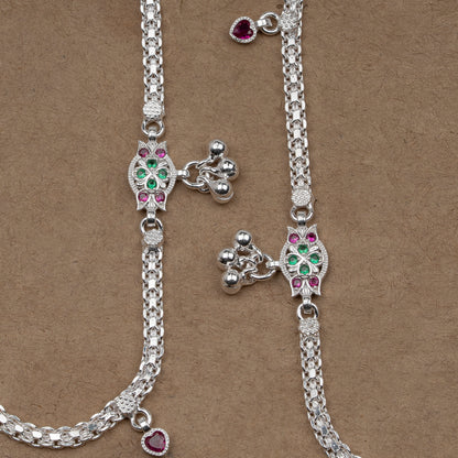 Pankhudi Lightweight Daily Wear Payal for Girls (Anklet)