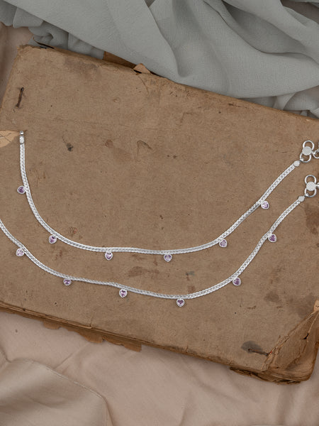 Pankhudi Lightweight Daily Wear Payal for Girls (Anklet)