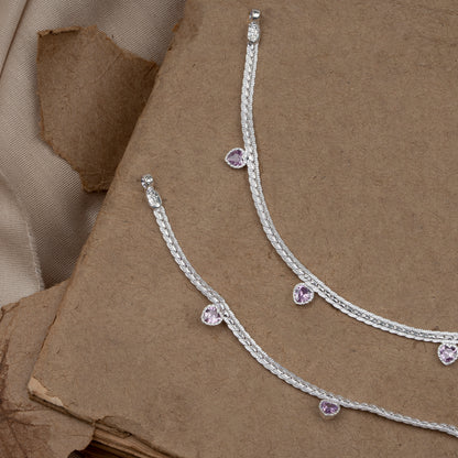 Pankhudi Lightweight Daily Wear Payal for Girls (Anklet)
