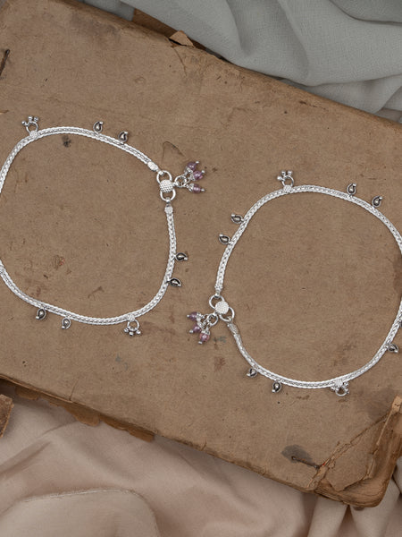 Pankhudi Lightweight Daily Wear Payal for Girls (Anklet)