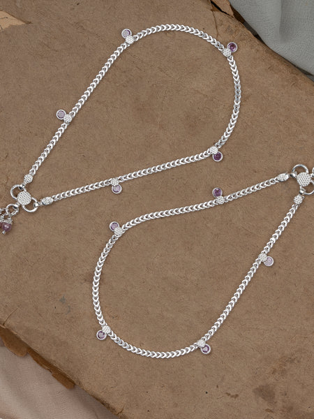 Pankhudi Lightweight Daily Wear Payal for Girls (Anklet)