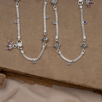 Pankhudi Lightweight Daily Wear Payal for Girls (Anklet)